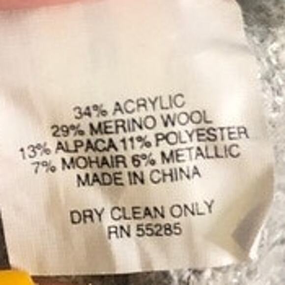 Express Womens Sweater Gray Metallic Thin Deep V Neck Merino Wool Blend Large - Picture 5 of 13